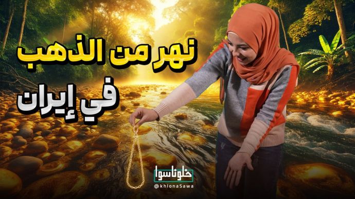 نهر من الذهب فی إیران 